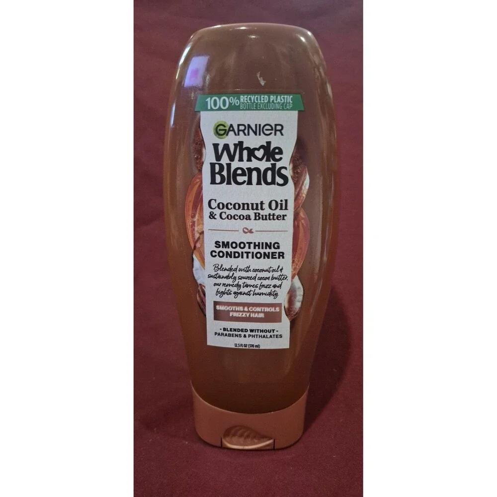 New Garnier Smoothing Shampoo & Conditioner Coconut Oil/Butter Frizzy Hair12.5oz